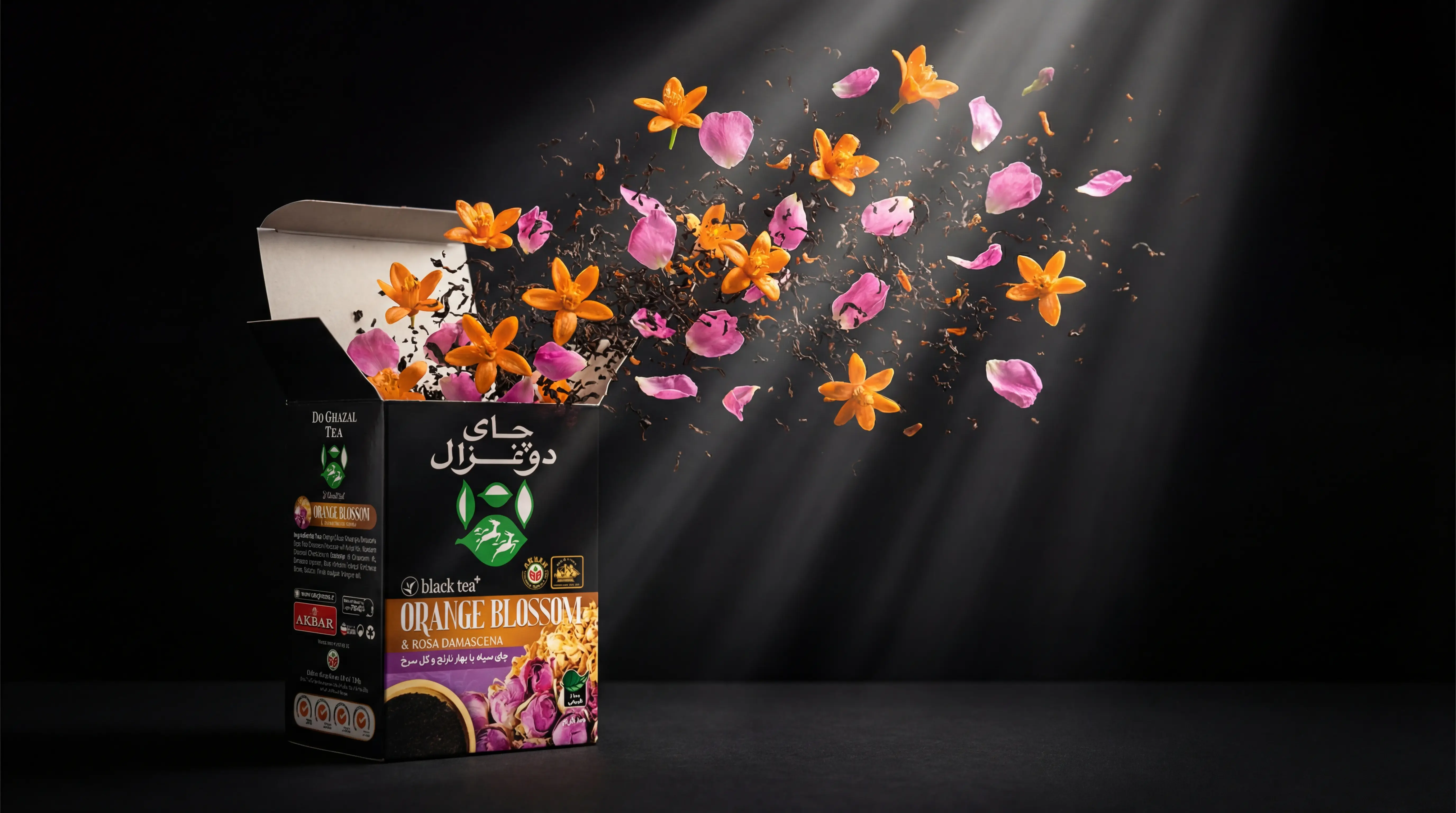 Do Ghazal Orange Blossom Tea with flower explosion